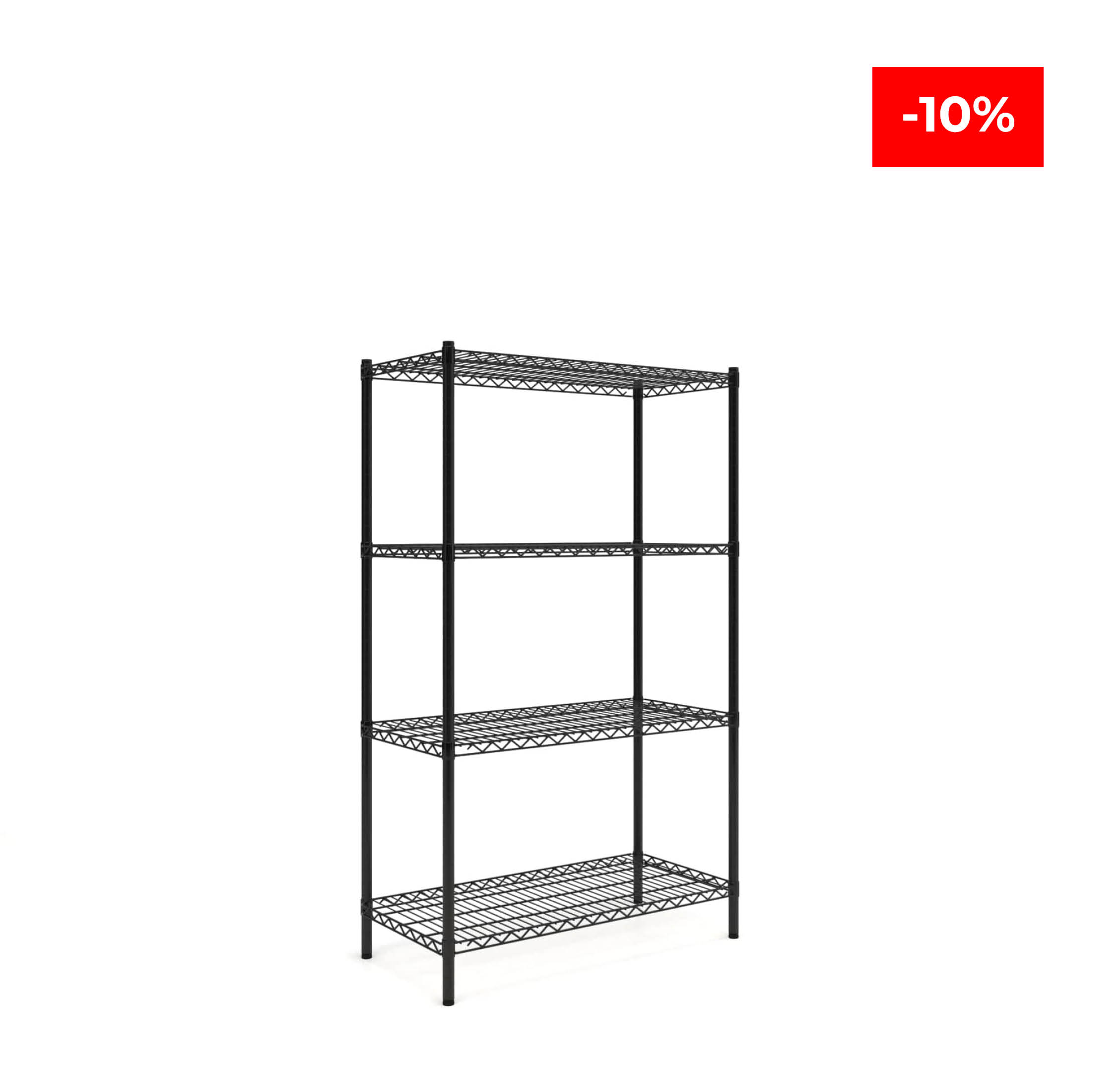 Rayonnage Chromé / Noir