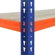 Rayonnage C-Max 200 bleu et orange tablette aggloméré